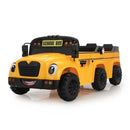 12V Kids Electric 2-Seater Ride-On School Bus Toy Car with Remote Control Magic Cars 9