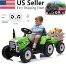 12V Kids Electric Ride-On Tractor with Detachable Trailer and Remote Control Magic Cars 1
