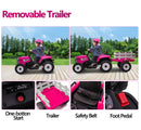 12V Kids Electric Ride-On Tractor Toy with Trailer and Remote Control Magic Cars 4