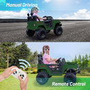 12V Kids Electric Ride-On Truck with Remote Control, Bluetooth, and MP3 Player - Green Magic Cars 5