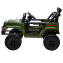 12V Kids Electric Ride-On Truck with Remote Control, Bluetooth, and MP3 Player - Green Magic Cars 6