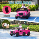 12V Kids Electric 2-Seater School Bus Ride-On Toy Car with Remote Control and LED Lights Magic Cars 2