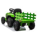 12V Kids Electric Ride-On Tractor with Trailer Magic Cars 13