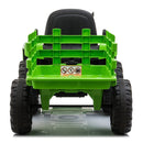 12V Kids Electric Ride-On Tractor with Trailer Magic Cars 18