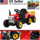 12V Electric Kids Ride-On Tractor with Trailer and Remote Control Magic Cars 0