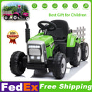 12V Kids Electric Ride-On Tractor with Trailer and Remote Control for Toddlers Magic Cars 1