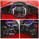 12V Red Electric Ride-On Vehicle for Kids with Lights and Remote Control Magic Cars 11