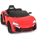 12V Red Electric Ride-On Vehicle for Kids with Lights and Remote Control Magic Cars 1