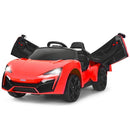 12V Red Electric Ride-On Vehicle for Kids with Lights and Remote Control Magic Cars 2