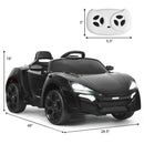 12V Kids Electric Ride-On Car Toy with Lights and 2.4G Remote Control for Toddlers Magic Cars 3