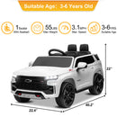 12V Licensed Chevrolet Tahoe Electric Ride-On Car for Kids with Remote Control Battery Powered Toy Magic Cars 4