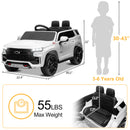 12V Licensed Chevrolet Tahoe Kids Ride-On Car with Remote Control, 3 Speeds, LED Lights Magic Cars 7