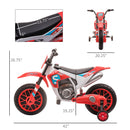 12V Kids Electric Off-Road Motorcycle Ride-On Bike Red Magic Cars 1