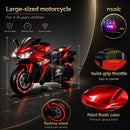 12V Ride-On Motorcycle for Kids with Training Wheels and Light-Up Wheels, Ages 3-6 Magic Cars 3