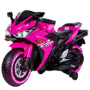 12V Kids Ride-On Motorcycle Toy with Training Wheels 12V7AH Battery for Ages 3-6 Years Magic Cars 0