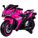 12V Kids Ride-On Motorcycle Toy with Training Wheels 12V7AH Battery for Ages 3-6 Years Magic Cars 10