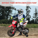 12V Kids Motorcycle with Twist Grip Throttle, 3mph Max Speed and Built-in Music Magic Cars 11