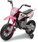 12V Kids Motorcycle with Twist Grip Throttle, 3mph Max Speed and Built-in Music Magic Cars 4