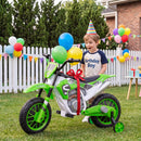 12V Children's Motorcycle with Training Wheels, Spring Suspension, Dual Motors, and Gentle Start Magic Cars 3