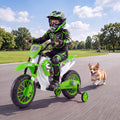 12V Children's Motorcycle with Training Wheels, Spring Suspension, Dual Motors, and Soft Start Feature Magic Cars Variant 0