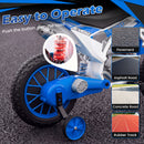 12V Children's Motorcycle with Training Wheels, Spring Suspension, Dual Motors, and Gentle Start Feature Magic Cars 5