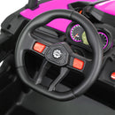 12V Pink Electric Off-Road UTV for Kids with Music, Remote Control, and LED Lights Magic Cars 13
