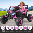 12V Pink Electric Off-Road UTV for Kids with Music, Remote Control, and LED Lights Magic Cars Variant 0