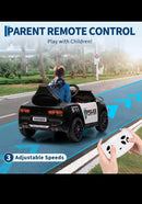 12V Police Ride-On Car for Kids with Remote Control, 3 Speed Settings, Lights and Sounds for Ages 3-8 Magic Cars 1