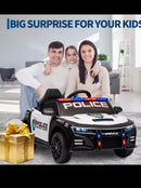 12V Police Ride-On Car for Kids with Remote Control, 3 Speed Settings, Lights and Sounds for Ages 3-8 Magic Cars 7