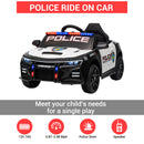 12V Police Ride-On Car for Kids with Parental Remote Control and Dual 35W Motors Magic Cars 15