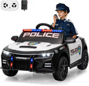 12V Police Ride-On Car for Kids with Parental Remote Control and Dual 35W Motors Magic Cars 1