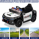 12V Police Ride-On Car for Kids with Parental Remote Control and Dual 35W Motors Magic Cars 3