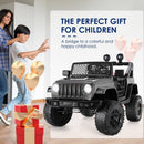 12V Kids Electric Ride-On Truck with Parent Remote Control, LED Lights, and 3 Speed Settings Magic Cars 25