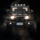 12V Kids Remote Control Riding Truck Car with LED Lights Black Magic Cars 1