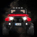 12V Kids Remote Control Riding Truck Car with LED Lights Red Magic Cars 1