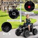 12V Electric Kids Ride On ATV Quad 4-Wheeler with Music and Headlights Magic Cars 5