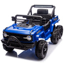 12V Kids 6-Wheel Electric Ride-On Truck Car with Parental Remote Control Magic Cars 6