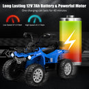12V Kids Ride-On 4-Wheeler ATV with MP3 Player and Headlights Battery Powered Magic Cars 4