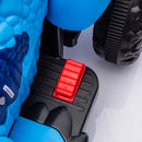 12V Children's Dinosaur-Themed Ride-On ATV with Music and LED Lights in Blue Magic Cars 7