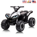 12V Electric Kids Ride-On ATV 4-Wheeler Quad Vehicle with Remote Control, Headlights, and Music Magic Cars Variant 0
