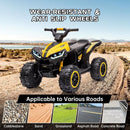 12V Kids Electric Ride-On 4 Wheeler ATV Quad Vehicle with Remote Control and Headlight Yellow Magic Cars 6