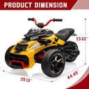 12V Electric 3-Wheel Ride-On ATV for Toddlers, Battery Powered Kids Car Toy Magic Cars 20