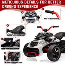 12V Electric 3-Wheel Ride-On ATV for Toddlers, Battery Powered Kids Car Toy Magic Cars 3