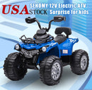12V Electric Kids Ride-On ATV Quad Bike Battery Powered 4-Wheeler with Fat Tires Magic Cars 0