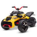 12V Kids Ride-On 2-Wheeler ATV Motorcycle Toy with LED Lights and Music Magic Cars 1