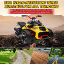12V Kids Ride-On 2-Wheeler ATV Motorcycle Toy with LED Lights and Music Magic Cars 4