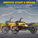 12V Kids Ride-On 2-Wheeler ATV Motorcycle Toy with LED Lights and Music Magic Cars 5