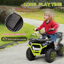 12V Green Kids ATV Quad with Dual Motors and 4-Wheel Suspension Magic Cars 5