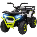 12V Green Kids ATV Quad with Dual Motors and 4-Wheel Suspension Magic Cars Variant 0