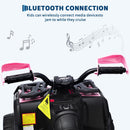12V Electric Quad Car for Kids with Remote Control, 3 Speeds, Bluetooth, and LED Music Magic Cars 5